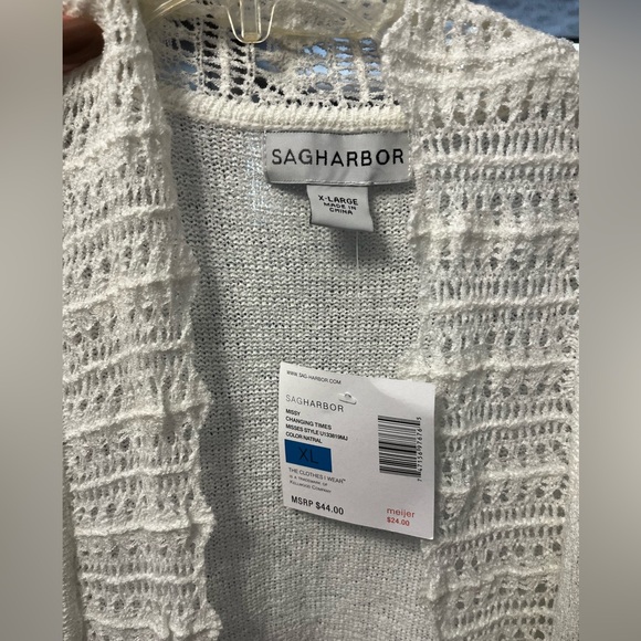 Sag Harbor Women's Cream Sweater - Picture 2 of 2